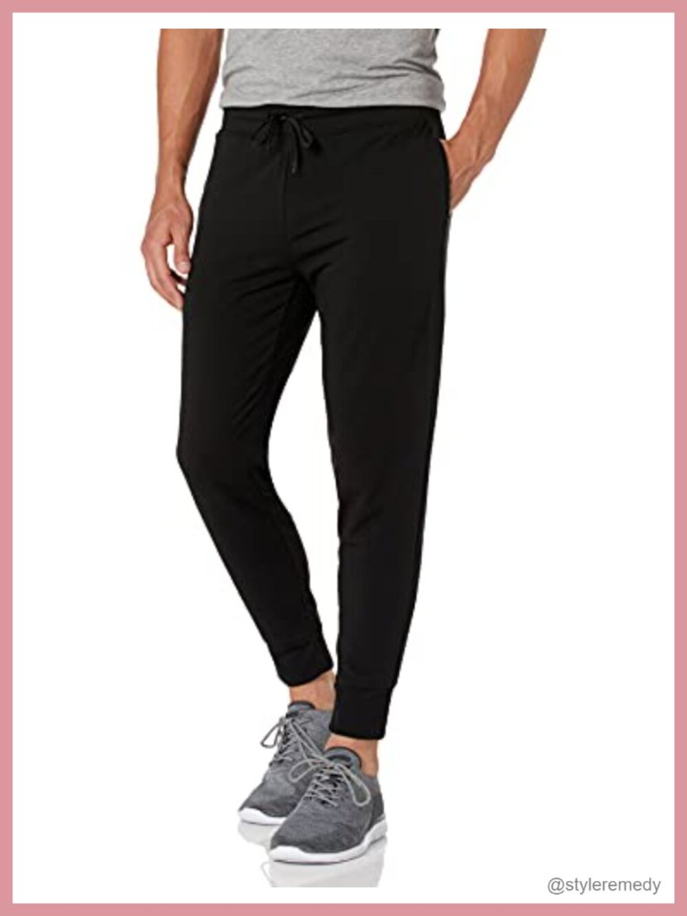 Jockey Men's Joggers Polyester Rayon Spandex Fleece Sweatpants Athletic